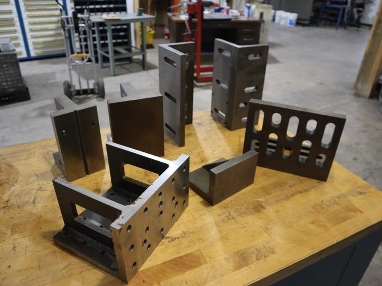 Angle Plates, Cast Iron, Assorted Sizes