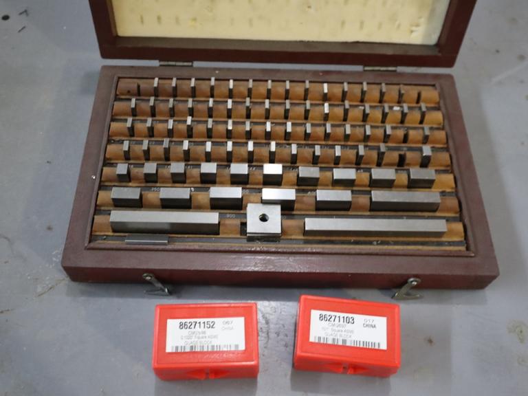 Links | Harbin Gage Blocks w Divider Case - Incomplete