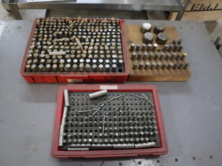 Pin and Plug Gages, Including: M-2 Minus .251-.500, .061-.250 Minus, and Other