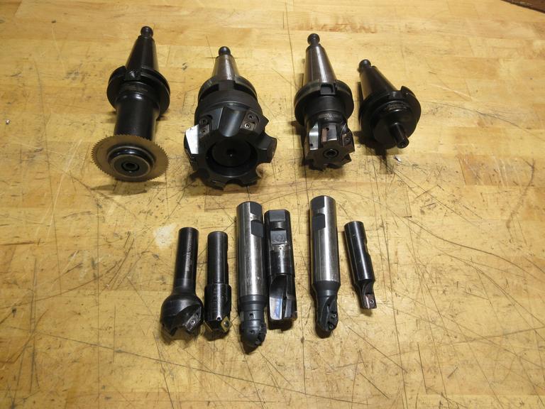CAT40 Toolholders, Slitting saw, Face mill, Shoulder Mill, & Various Indexable Tools