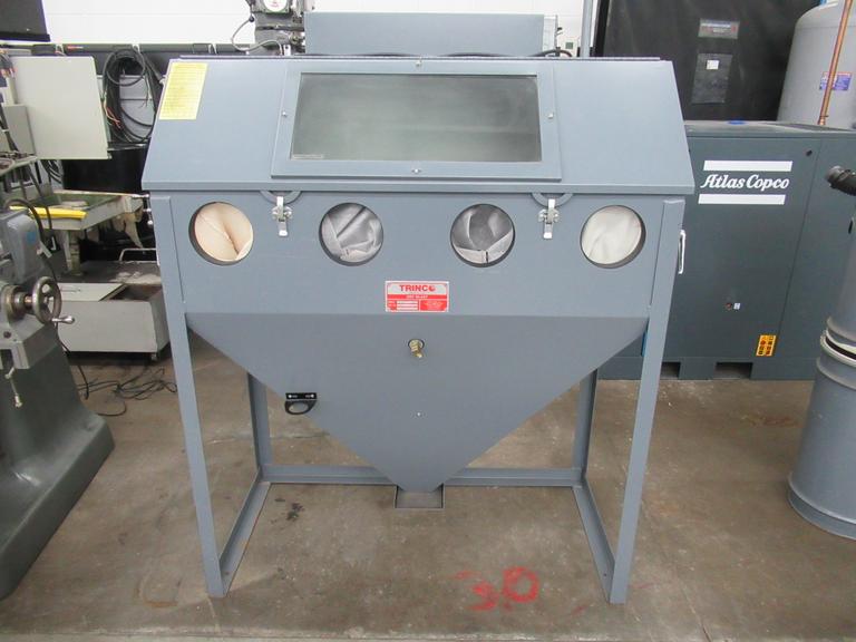 Trinco Dry-Blast Cabinet with BP2 Reclaim Unit