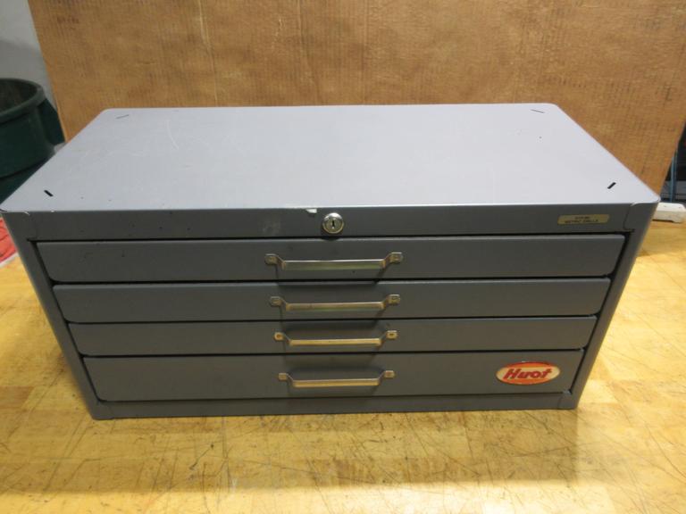 Huot 4 Drawer Metric Drill Storage Cabinet, with Assorted Drills and Tooling