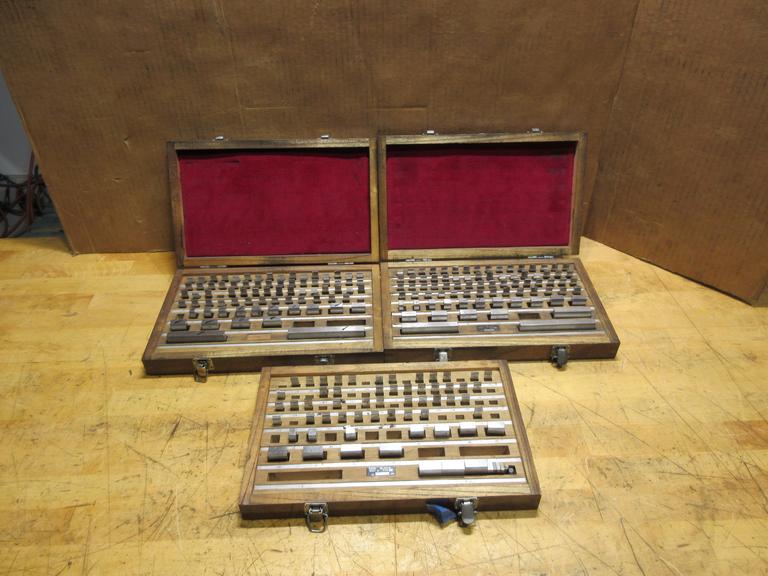 Generic Gauge Block Set (3) .050" - 4" Almost Complete - In Case