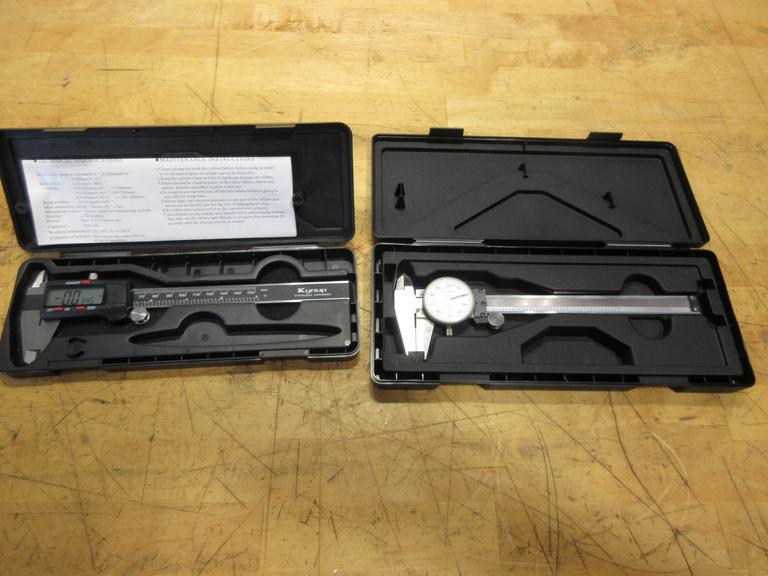 Etalon & Mitutoyo 6" Dial Calipers Kynup 6" Digital Caliper
