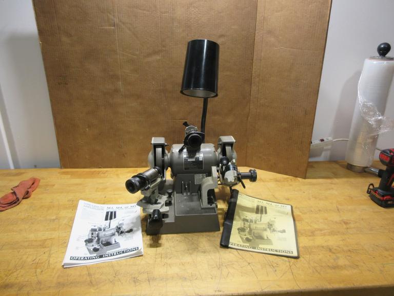 Darex M5B Drill Bit Sharpener & 1/2" & 3/4" Chucks w/ Pedestal Stand