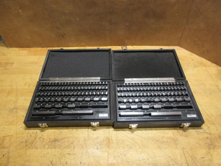 Fowler Gauge Block Set (2) .050" - 4" Almost Complete Set