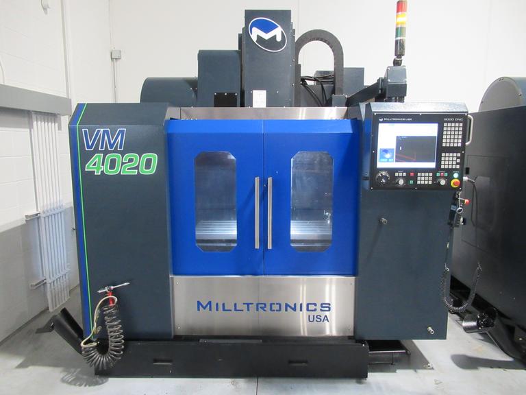 Milltronics VM4020 CNC Vertical Machining Center, 40"x20"x20", 10K RPM, Probing - NEW 2020