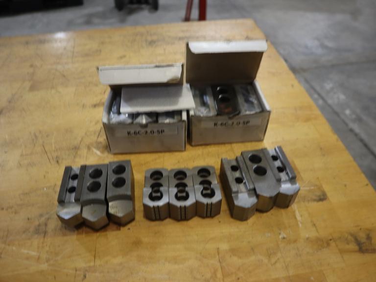 3-Jaw Serrated Chuck Jaws, Rovi and Other for 6" Chucks