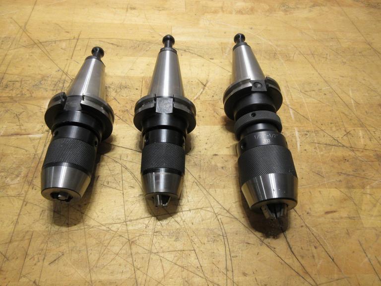 CAT40 Tool Holders w/ CME Keyless Chucks - 1/32"-1/2" (1), 1/16"-1/4" (2)