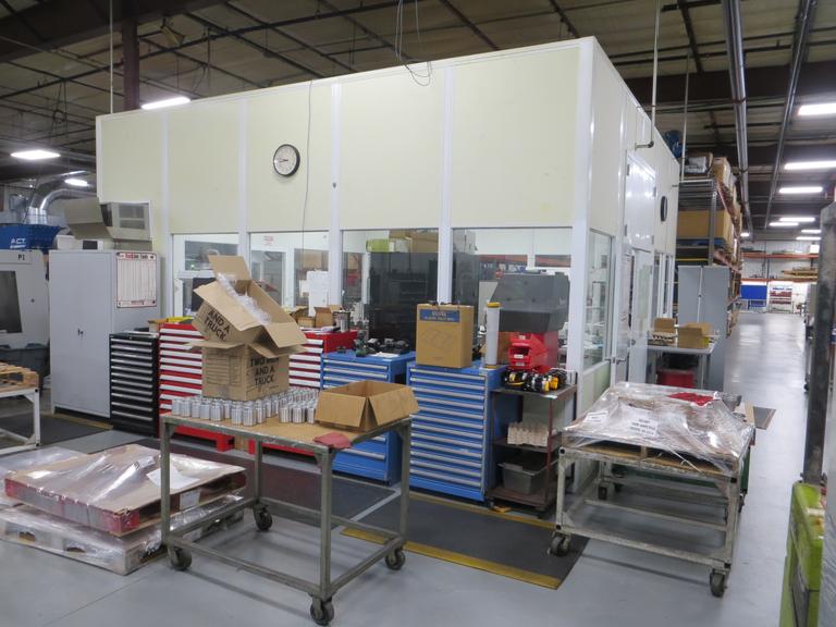Quality Assurance Lab - 20' x 20' with (1) 72" x 120" Double Door Entrance and (1) 36" x 84" Door, Friedrich Wall Mounted Air Conditioner and MORE