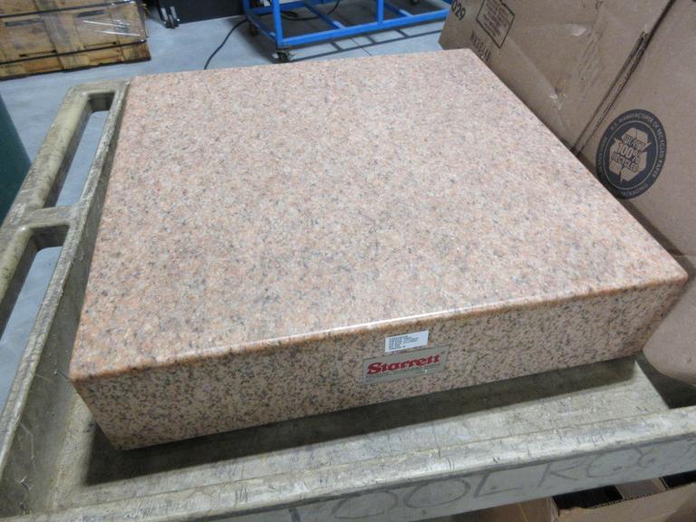 Starrett Pink Granite Surface Plate "Grade B"