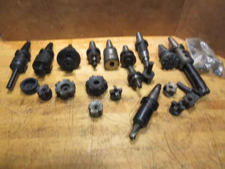 CAT40 Shellmill Holders, Ridged Endmill Holders, Boring Head & Various Shellmills