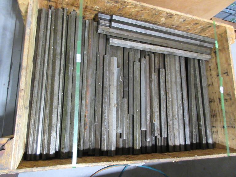 Steel Hex Bar Stock, Mostly 2' Pieces, .560" - 1.25", Many Dozens