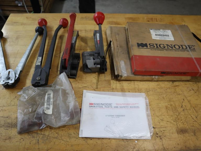 Signode Banding Equipment (2) Crimpers (2) Tensioners