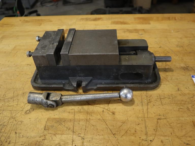 Kurt A50 5" Machine Vise with Hard Jaws and Handle