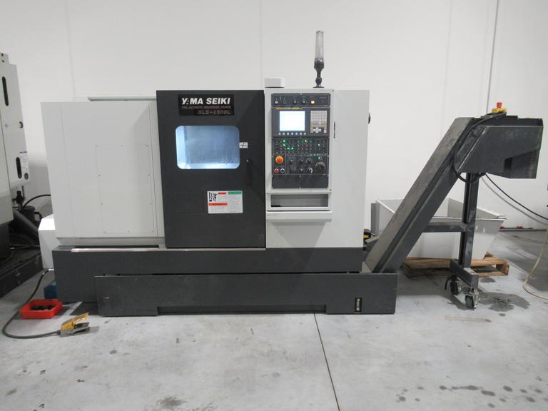 Yama Seiki GLS-1500L CNC Lathe Turning Center, 6" Chuck, 2" Bar Cap, 6,000 RPM, 12 Station Turret, Tailstock - NEW 2018