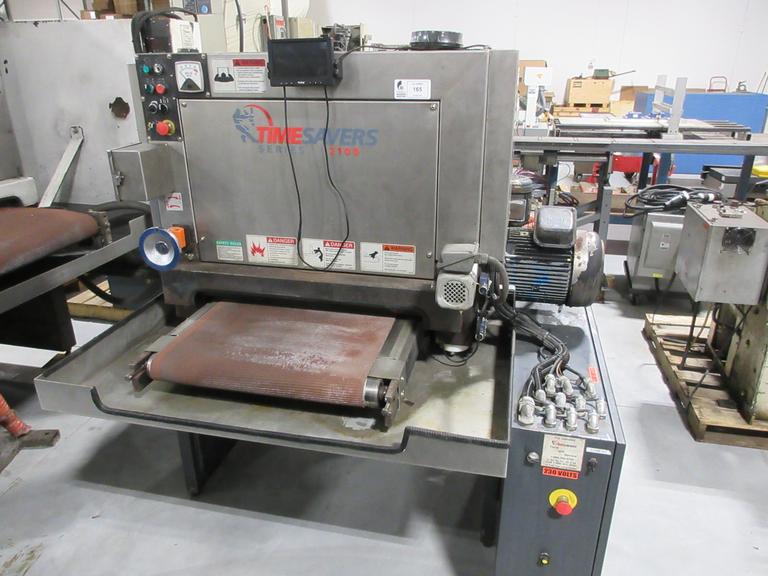 TimeSavers Series 2100 Wet Belt Sander, Coolant System with Paper Filtration