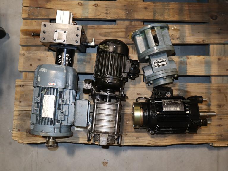 Scherzinger, Baldor, Vogel, - Assorted Motors & Pumps