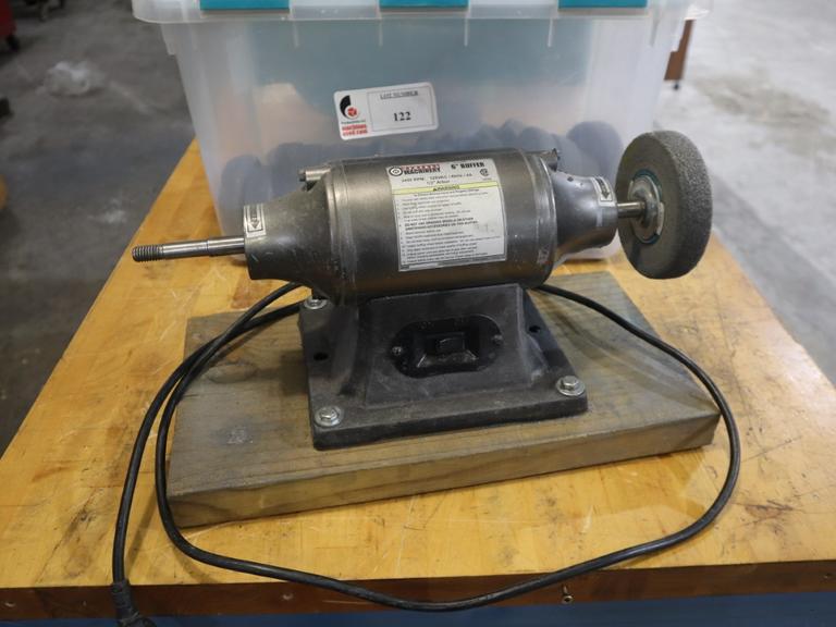 Central Machinery 6" Double End Buffer, with Assorted Buffing Wheels