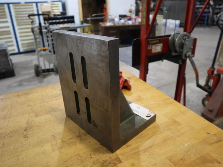 Cast Iron Angle Plate 10" x 8" x 12"