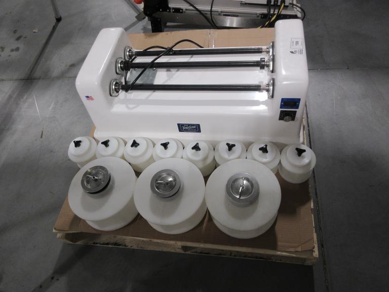 C&M Topline IOL 3 Bar, Variable Speed Rotary Tumbler, With Various Plastic Tumbler Drums