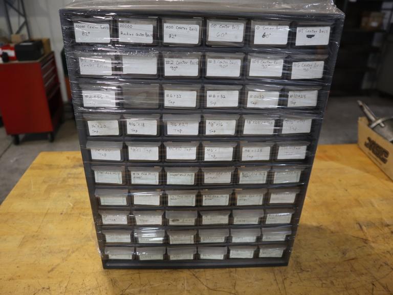 Muilt-Bin Cabinet with Center Drills and Taps