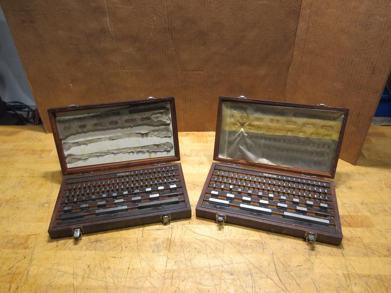 Mitutoyo Gauge Block Set (2) .050" - 4" Almost Complete Set