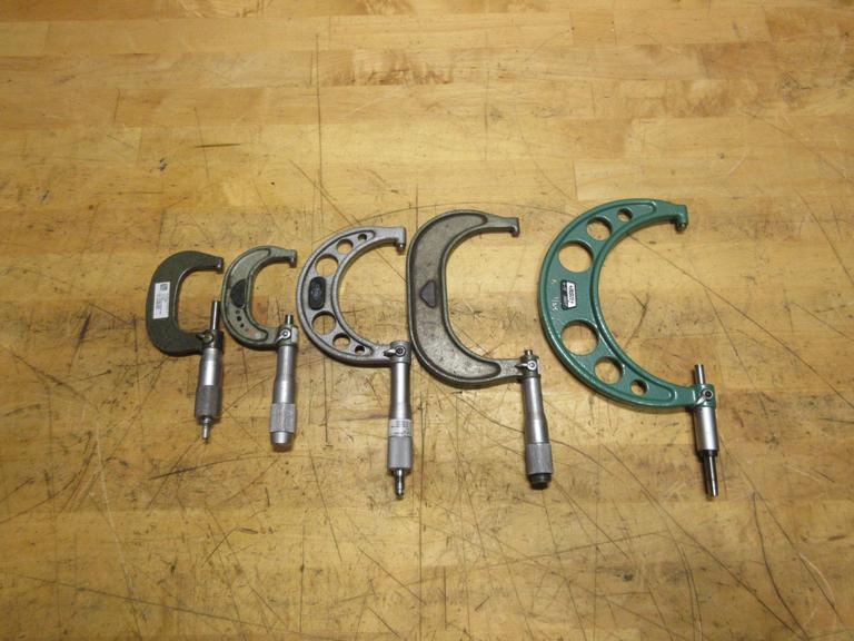 Generic Micrometers 1"-2" (2), 2"-3", 3"-4", 4"-5"