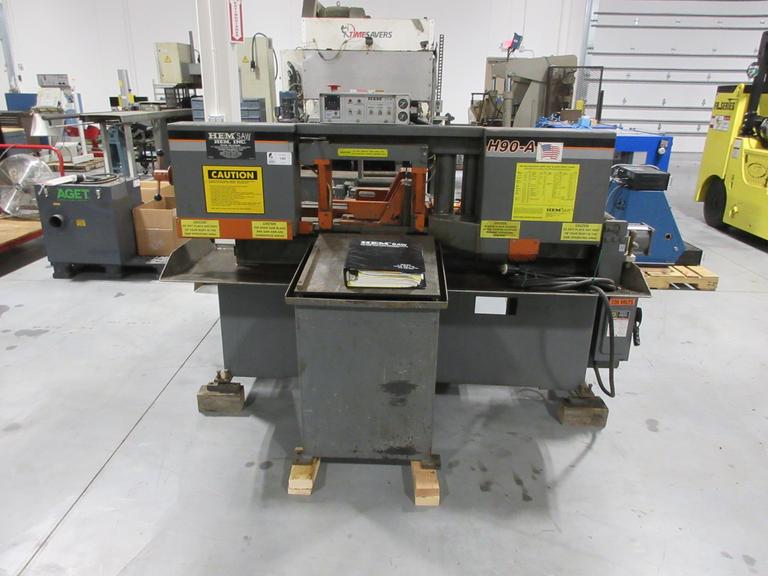 HE&M H90-A Horizontal Bandsaw