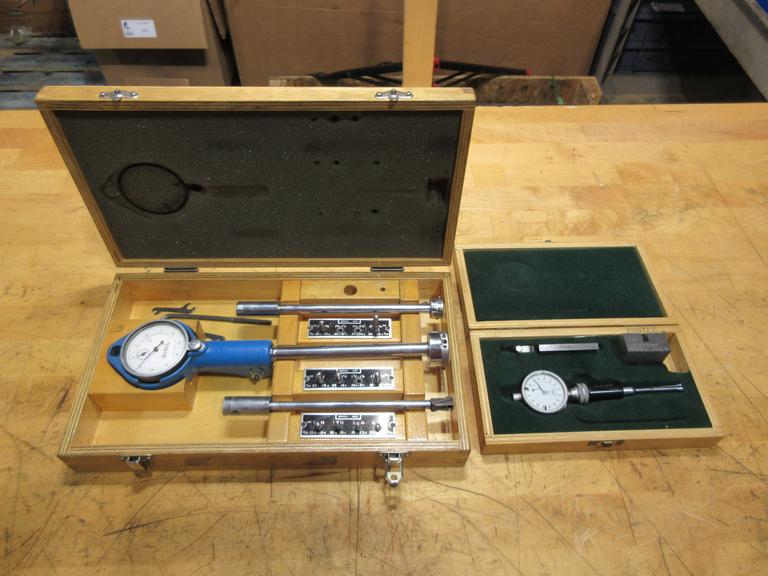 Doall 1/2"-2-3/8" Bore Gage W/ Case & Diatest Slot Gage