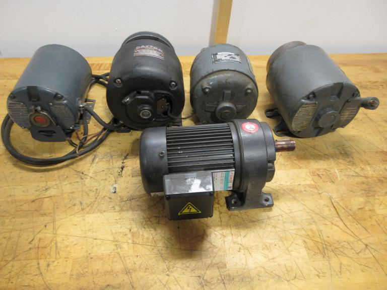 Assorted AC Motors - General Electric, Dayton, Ohio Electric, Sesame - 1/3HP-1/2HP 1725RPM-3450RPM