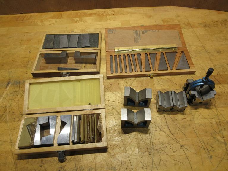 Suburban Tool Angle Block Set with Assorted Vee Blocks and Other Angle Blocks