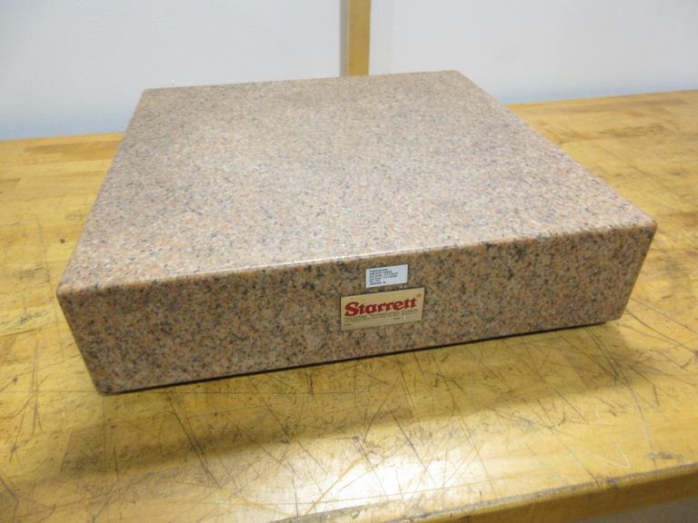 Starrett Pink Granite Surface Plate "Grade B"