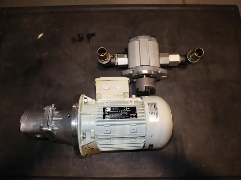 TEE Electric Motor - Q1EFA71M4A-40, 1670RPM 230v/460v & Marzocchi Gear Pump - ALP2A-D-30 10GPM, 2600PSI