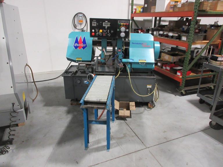 Peerless HB-1010AE Automatic Horizontal Band Saw, 10" Capacity, 1.25" Blade, 16" Auto Stock Feed, 9 Multi-Index - New 2018