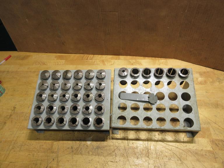 5C Collets 1/16"-1-1/8" & 5C Collet Rack's
