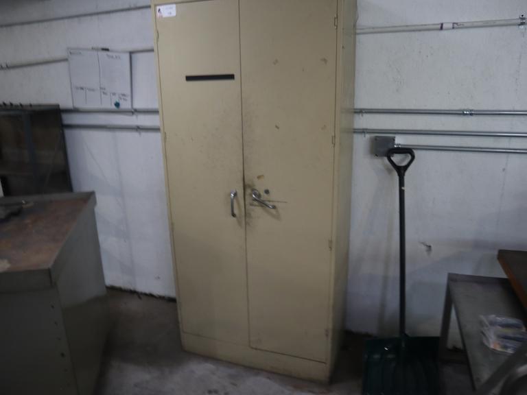 Metal Cabinet 2 Door, 5 Adjustable Shelves