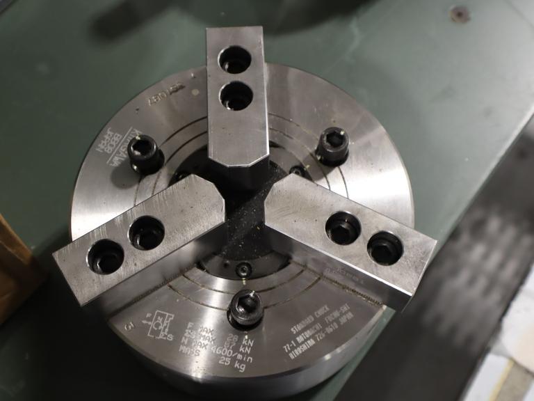 Kitagawa BB08 8" 3-Jaw Lathe Chuck, M72 P1.5 Thread A2-6