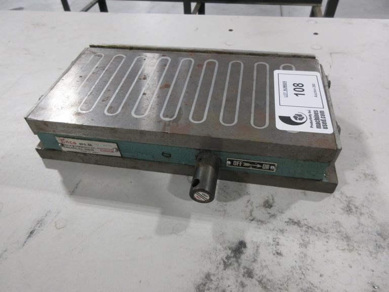 Enco Magnetic Chuck 12" x 6", Manual Lever Operated
