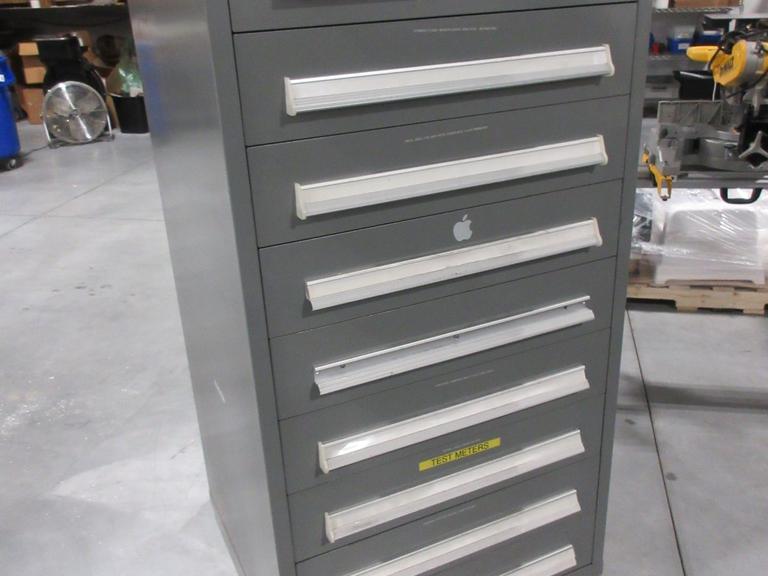 Lyon Heavy Duty 9-Drawer Rolling Cabinet w/ Key