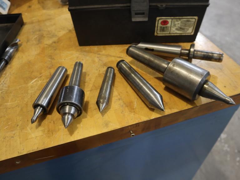 Assorted Morse Taper Live and Dead Centers