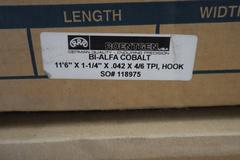NEW Roentgen Band Saw Blades (2) 1.25" x 11'6" x .042 Bi-Alpha Cobalt - Fit the Peerless Saw Lot 60 in this Auction