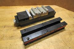 Chick QL4 4" Double Lock Machine Vise with Assorted Soft Jaws- 1 Complete, 1 Body