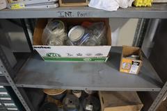 Steel Shelving with Contents: Electrical, Wires, Hoses, PVC 