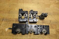 Aloris Lathe Tool Post Holder CXA 4-10 & Knurl Wheel Attachment