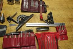 Various Setup & Measuring Equipment , Hole Gauges, V-Blocks, Files & More!!
