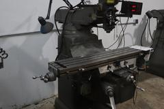 Kent 3VK Vertical Mill, Variable Speed, 10" x 50" Table, Servo Power Table Feed, 2 Axis DRO