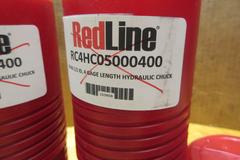 RedLine CAT40 .5000 Bore Dia, Hydraulic Chuck, 4" Gage Length, Toolholders (7) NEW!!