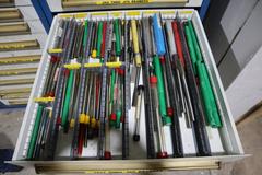 Equipto HD Tool Cabinet - LOADED with Drills, Taps, Reamers, Pipe Taps