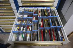 Equipto HD Tool Cabinet - LOADED with Drills, Taps, Reamers, Pipe Taps